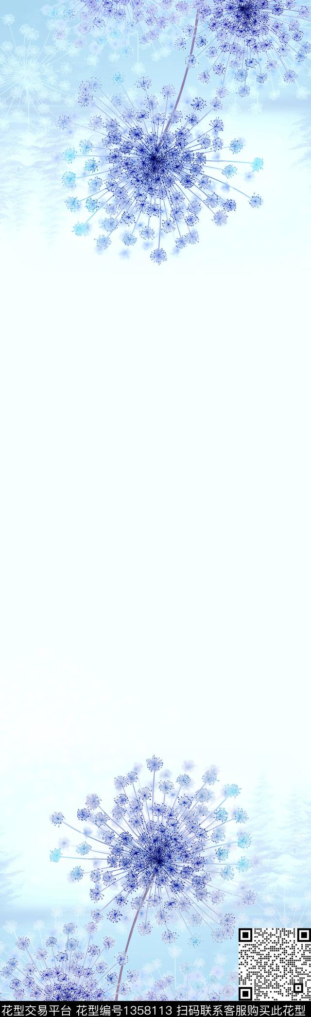 数码华亿平台手绘花卉水彩花卉数码印花华亿平台下载（图片编号: 1358113） - 瓦栏（Walan）