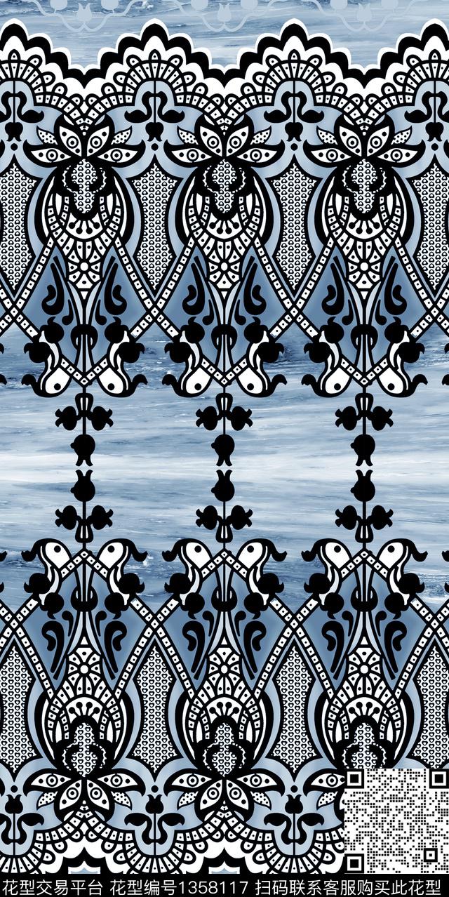 数码华亿平台民族风大牌风数码印花华亿平台下载（图片编号: 1358117） - 瓦栏（Walan）