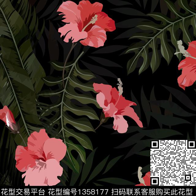 春夏华亿平台大牌风热带华亿平台数码印花华亿平台下载（图片编号: 1358177） - 瓦栏（Walan）