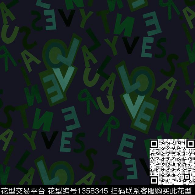 字母迷彩MONCLER数码印花华亿平台下载（图片编号: 1358345） - 瓦栏（Walan）