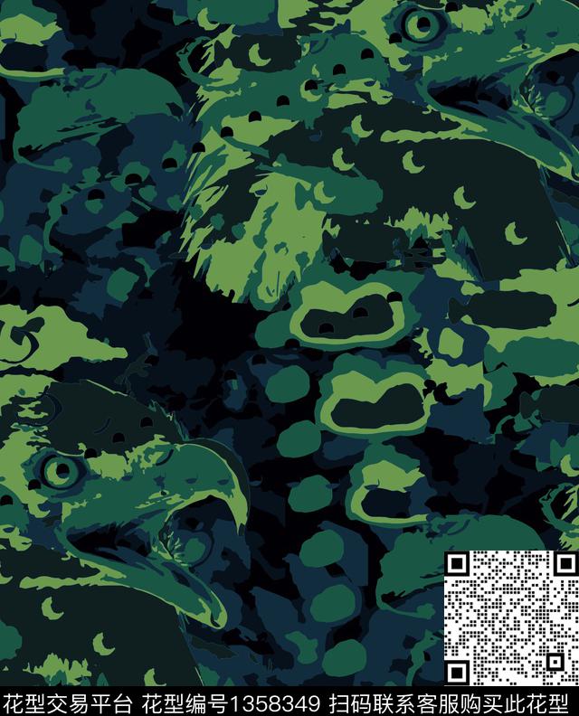 字母迷彩MONCLER数码印花华亿平台下载（图片编号: 1358349） - 瓦栏（Walan）