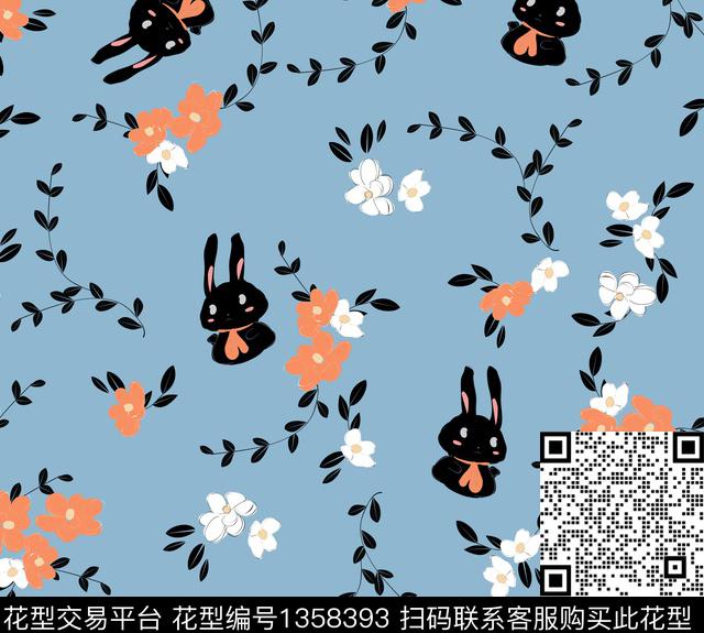 童装花卉休闲传统印花华亿平台下载（图片编号: 1358393） - 瓦栏（Walan）