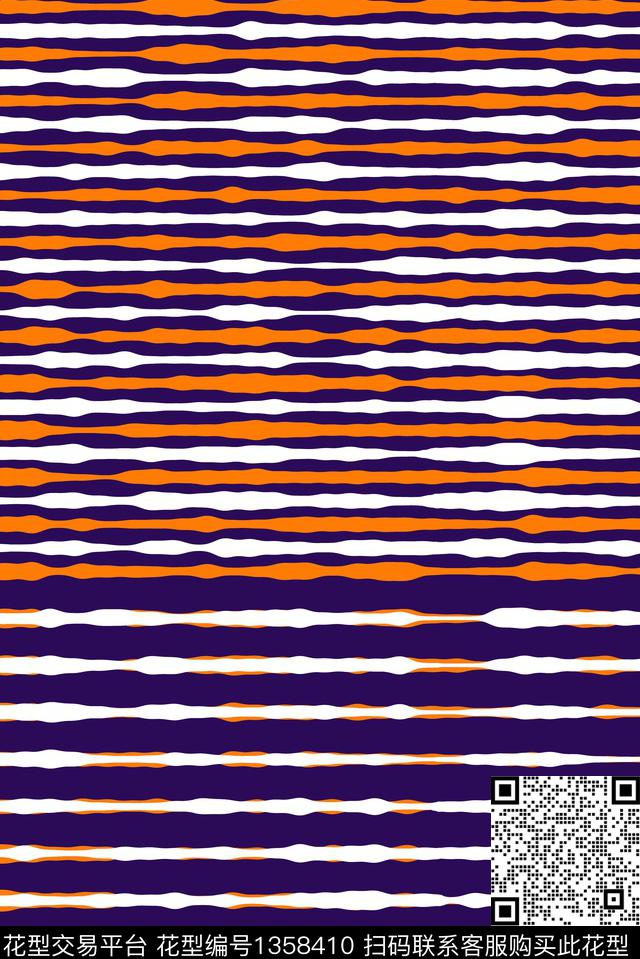 纹理抽象真丝数码印花华亿平台下载（图片编号: 1358410） - 瓦栏（Walan）