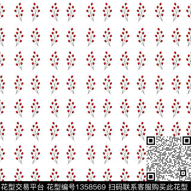 花卉大牌风小清新传统印花华亿平台下载（图片编号: 1358569） - 瓦栏（Walan）