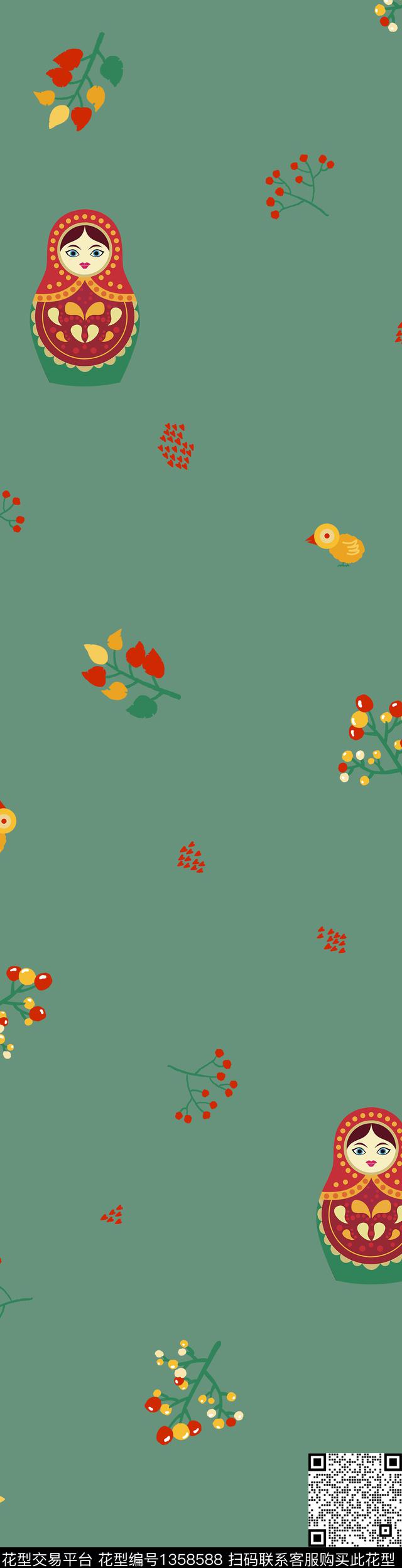 简约几何大牌风传统印花华亿平台下载（图片编号: 1358588） - 瓦栏（Walan）