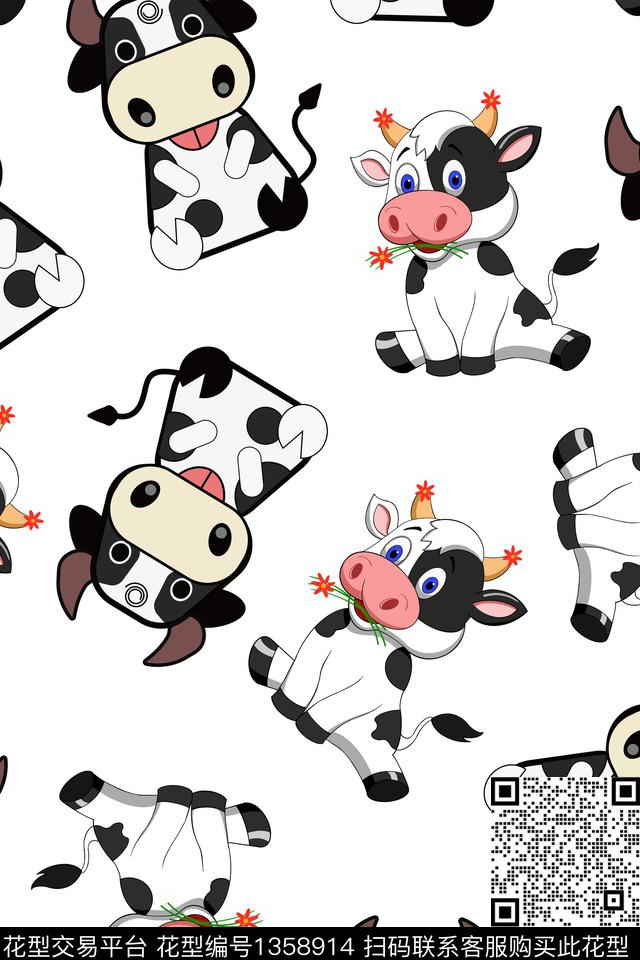 童装卡通动物趣味数码印花华亿平台下载（图片编号: 1358914） - 瓦栏（Walan）