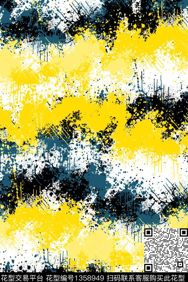 抽象男装家居服户外传统印花华亿平台下载（图片编号: 1358949） - 瓦栏（Walan）