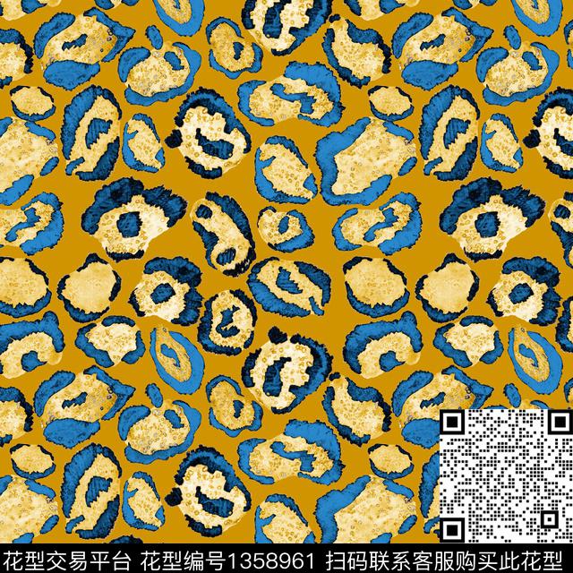 几何深圳动物传统印花华亿平台下载（图片编号: 1358961） - 瓦栏（Walan）