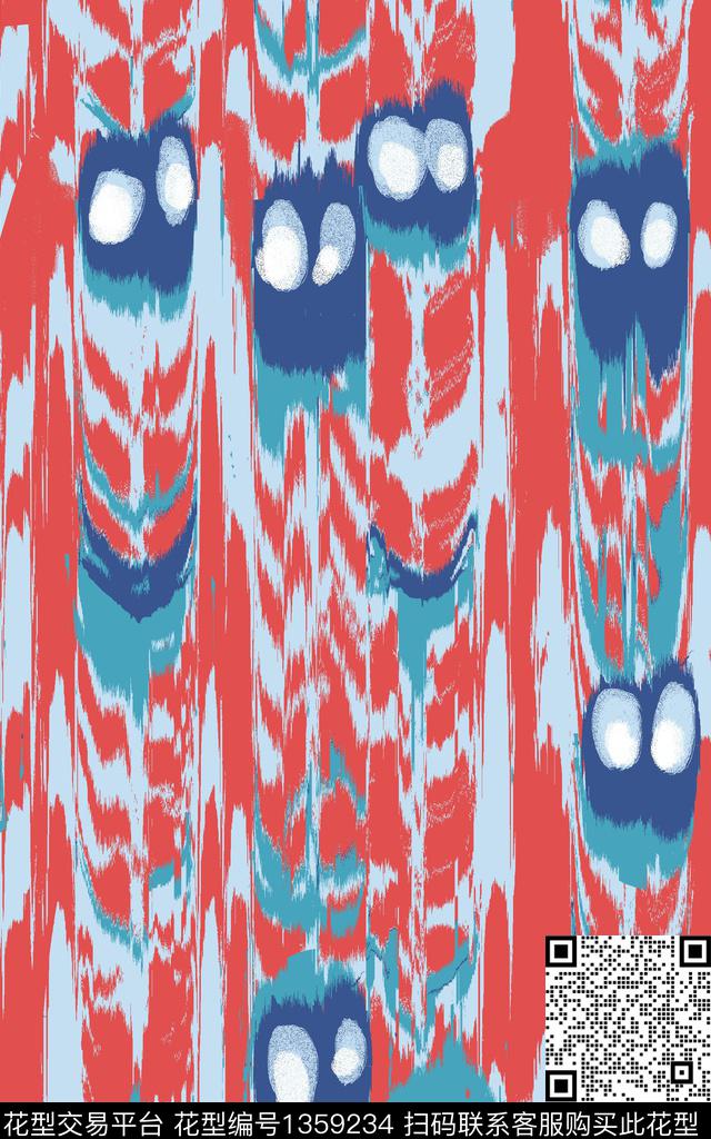 绿植树叶紫藤花男装传统印花华亿平台下载（图片编号: 1359234） - 瓦栏（Walan）