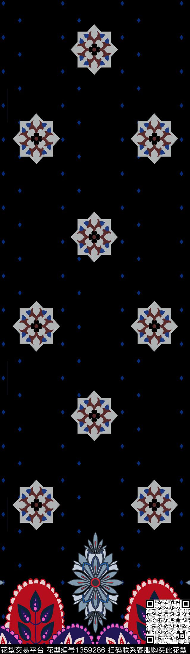 几何传统华亿平台传统印花华亿平台下载（图片编号: 1359286） - 瓦栏（Walan）