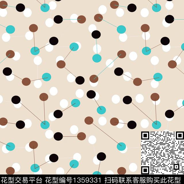 几何大牌风小清新传统印花华亿平台下载（图片编号: 1359331） - 瓦栏（Walan）