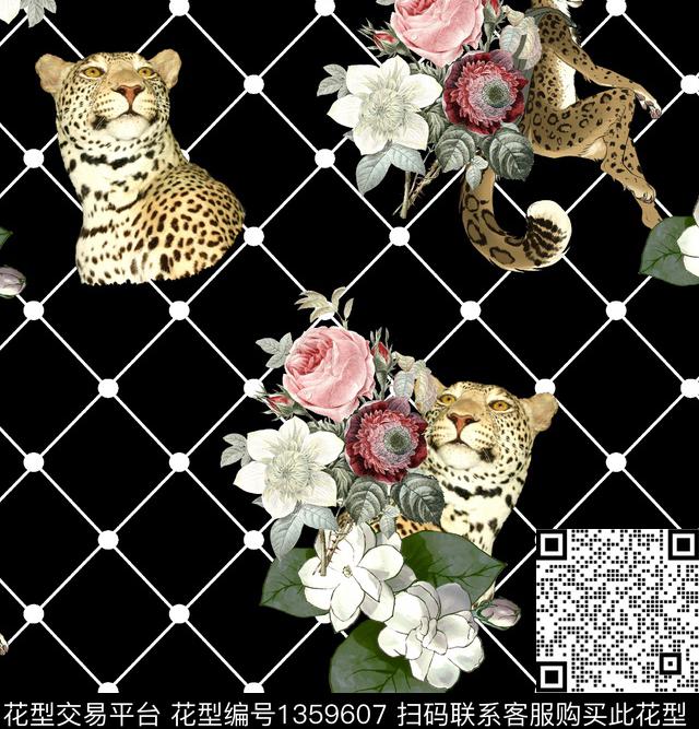 动物秋冬华亿平台数码印花华亿平台下载（图片编号: 1359607） - 瓦栏（Walan）