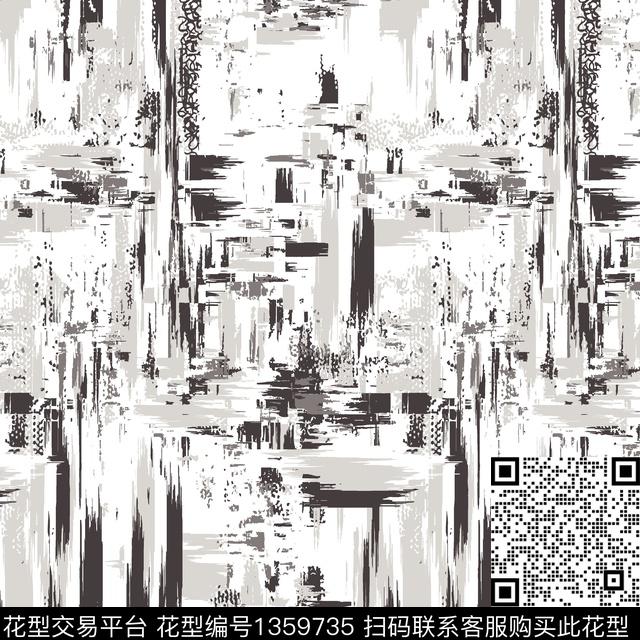 几何笔触男装传统印花华亿平台下载（图片编号: 1359735） - 瓦栏（Walan）