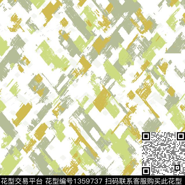 几何笔触男装传统印花华亿平台下载（图片编号: 1359737） - 瓦栏（Walan）