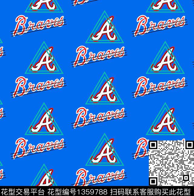 几何时尚字母传统印花华亿平台下载（图片编号: 1359788） - 瓦栏（Walan）