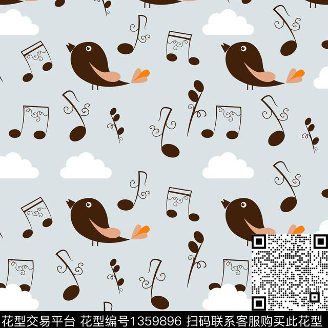 动物气球卡通动物数码印花华亿平台下载（图片编号: 1359896） - 瓦栏（Walan）