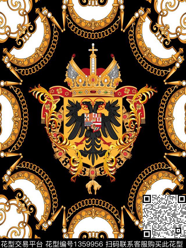 链条欧洲数码印花华亿平台下载（图片编号: 1359956） - 瓦栏（Walan）