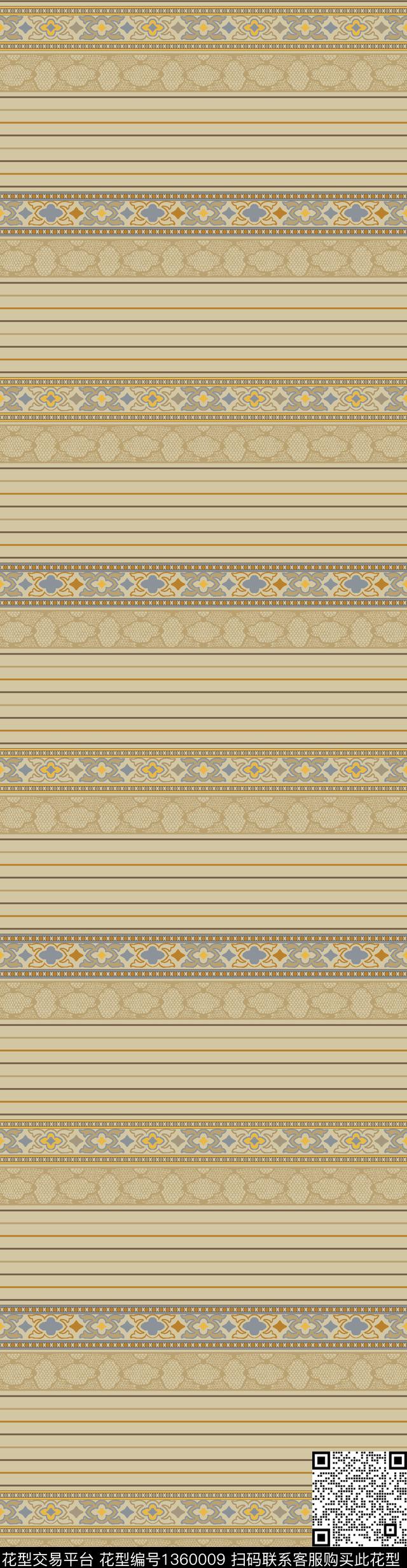 条格民族风大牌风传统印花华亿平台下载（图片编号: 1360009） - 瓦栏（Walan）