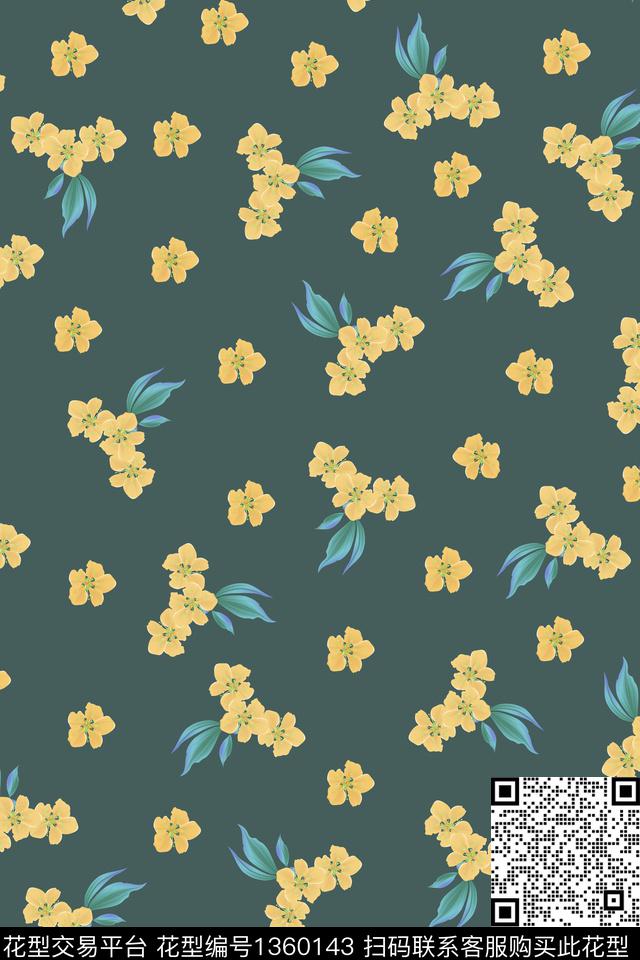 花卉花瓣春夏华亿平台数码印花华亿平台下载（图片编号: 1360143） - 瓦栏（Walan）