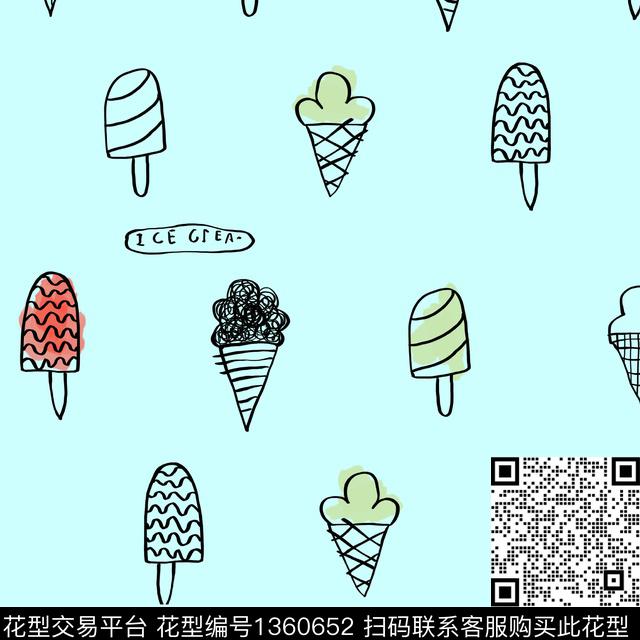 几何字母人物传统印花华亿平台下载（图片编号: 1360652） - 瓦栏（Walan）