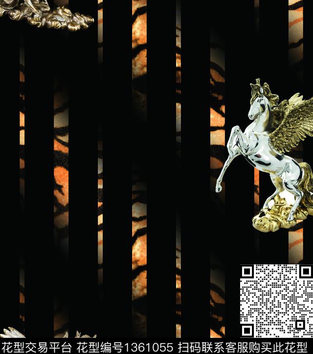 动物秋冬华亿平台数码印花华亿平台下载（图片编号: 1361055） - 瓦栏（Walan）