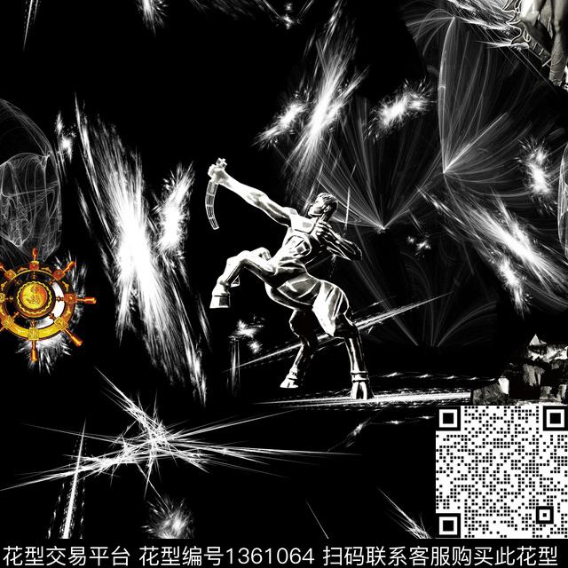 动物秋冬华亿平台数码印花华亿平台下载（图片编号: 1361064） - 瓦栏（Walan）