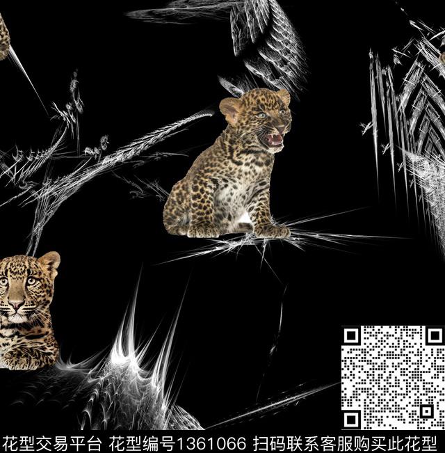 动物秋冬华亿平台数码印花华亿平台下载（图片编号: 1361066） - 瓦栏（Walan）