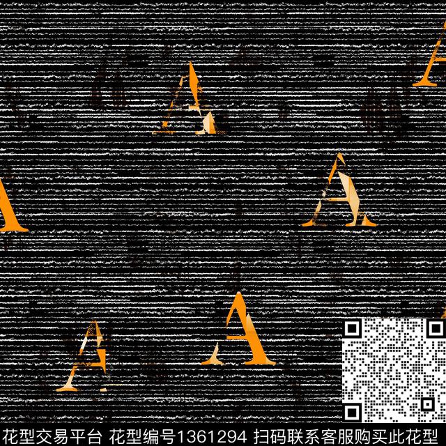 趋势华亿平台抽象男装大牌风传统印花华亿平台下载（图片编号: 1361294） - 瓦栏（Walan）