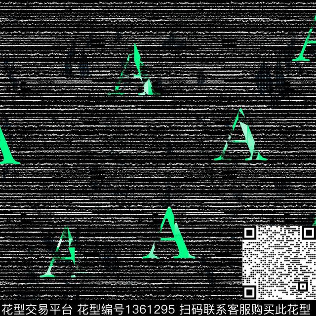 趋势华亿平台抽象男装大牌风传统印花华亿平台下载（图片编号: 1361295） - 瓦栏（Walan）