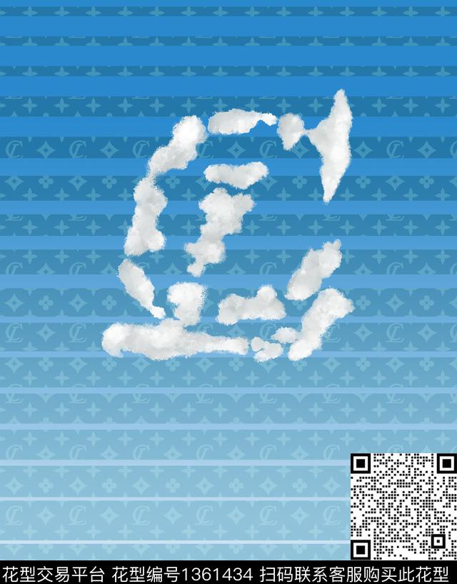 时尚字母趋势华亿平台数码印花华亿平台下载（图片编号: 1361434） - 瓦栏（Walan）