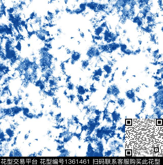 扎染华亿平台大牌风MISTERGENTLEMAN数码印花华亿平台下载（图片编号: 1361461） - 瓦栏（Walan）