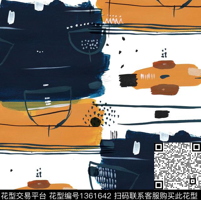 字母翅膀羽毛数码印花华亿平台下载（图片编号: 1361642） - 瓦栏（Walan）