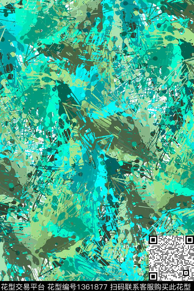 抽象男装户外家居服传统印花华亿平台下载（图片编号: 1361877） - 瓦栏（Walan）