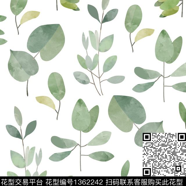 满版散花春夏华亿平台小清新数码印花华亿平台下载（图片编号: 1362242） - 瓦栏（Walan）