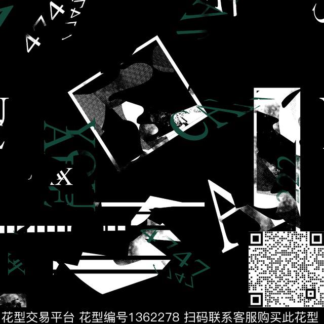 几何纸印花抽象男装传统印花华亿平台下载（图片编号: 1362278） - 瓦栏（Walan）