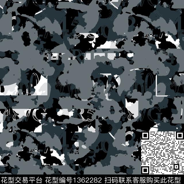 几何纸印花抽象男装传统印花华亿平台下载（图片编号: 1362282） - 瓦栏（Walan）