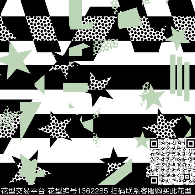 几何纸印花抽象男装传统印花华亿平台下载（图片编号: 1362285） - 瓦栏（Walan）