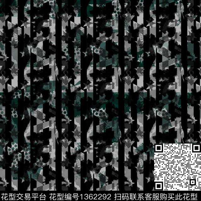 几何纸印花抽象男装传统印花华亿平台下载（图片编号: 1362292） - 瓦栏（Walan）