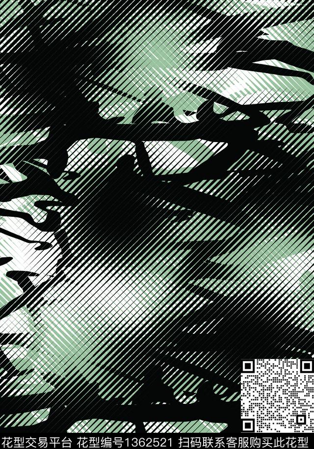 几何纸印花抽象男装传统印花华亿平台下载（图片编号: 1362521） - 瓦栏（Walan）