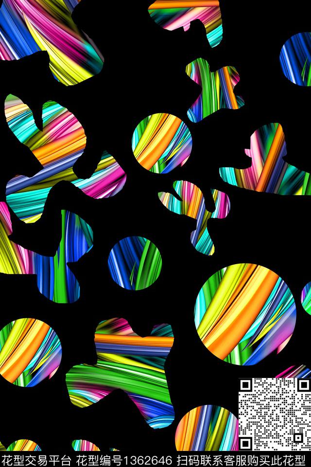 几何数码华亿平台大牌风数码印花华亿平台下载（图片编号: 1362646） - 瓦栏（Walan）