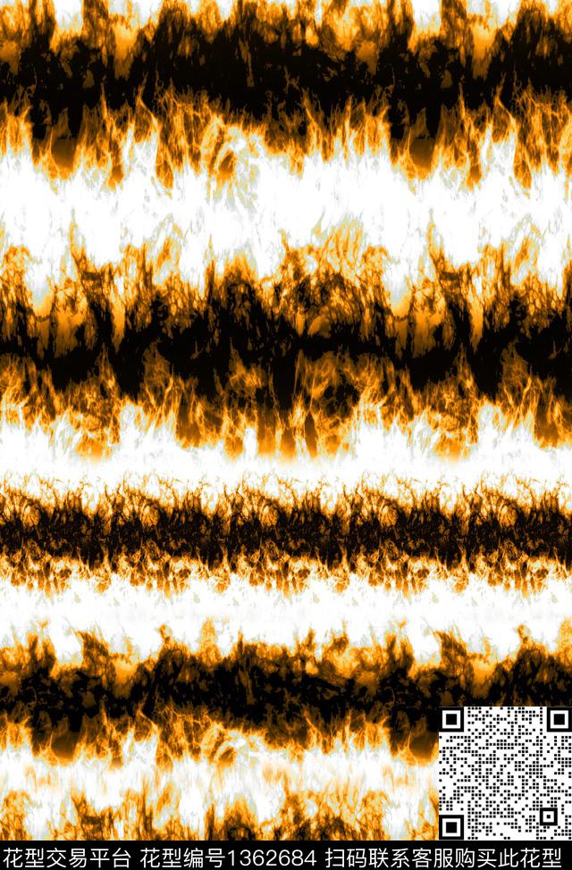 几何扎染华亿平台大牌风数码印花华亿平台下载（图片编号: 1362684） - 瓦栏（Walan）