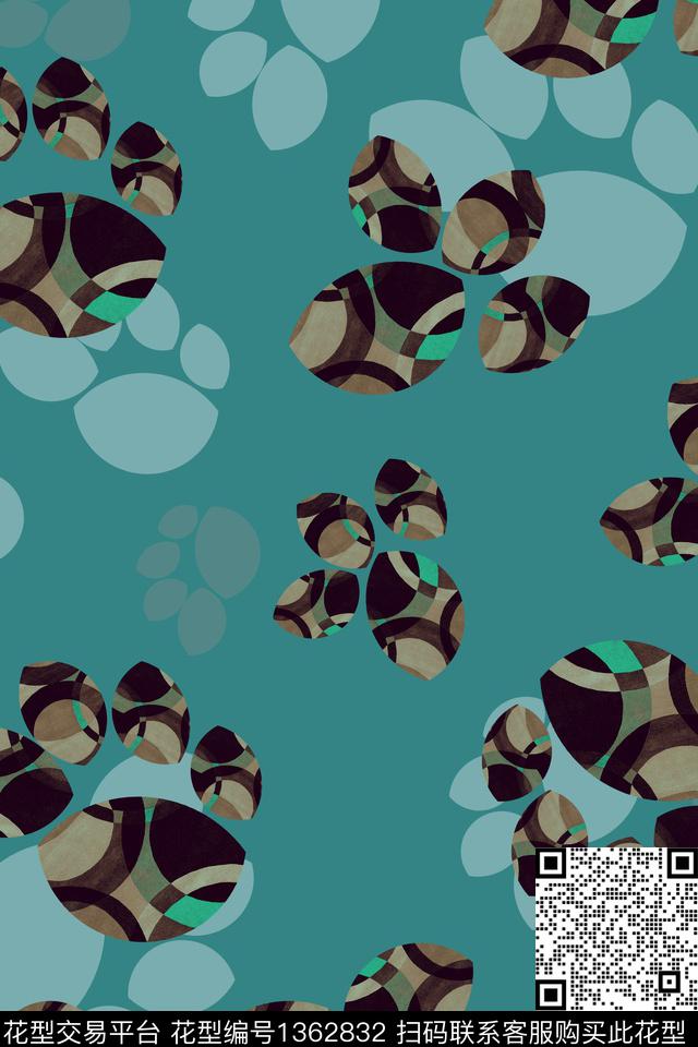 几何数码华亿平台民族风数码印花华亿平台下载（图片编号: 1362832） - 瓦栏（Walan）