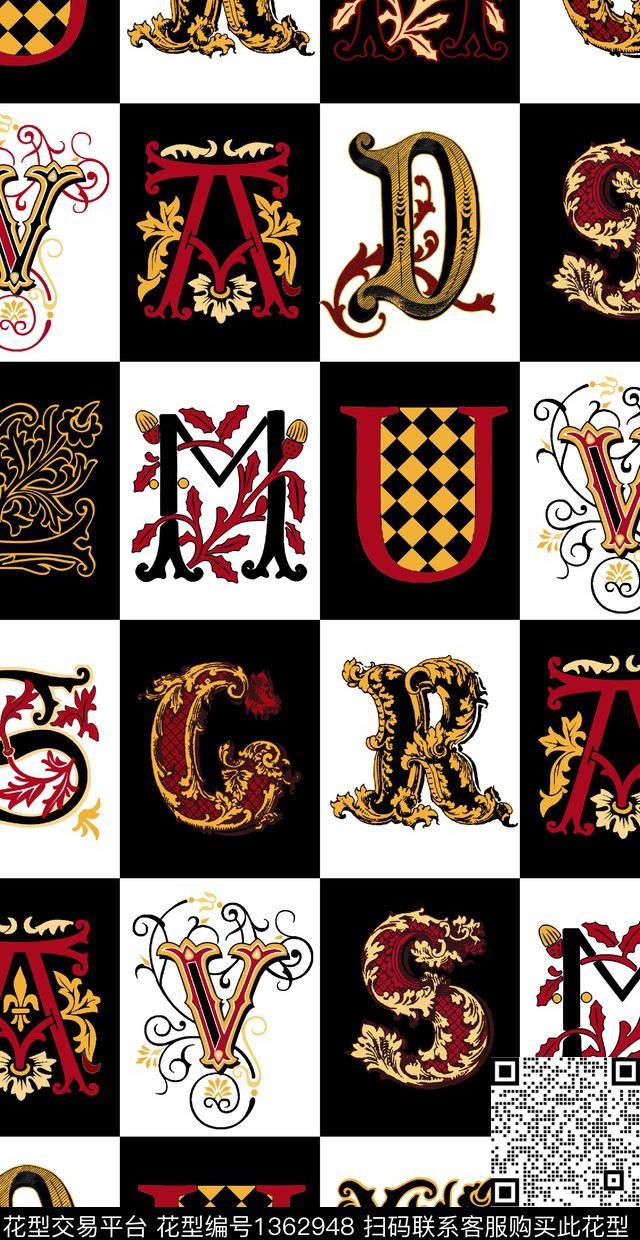 几何深圳格子传统印花华亿平台下载（图片编号: 1362948） - 瓦栏（Walan）