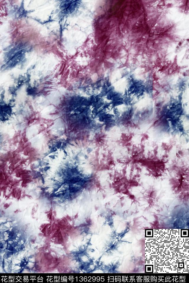 时尚数码华亿平台扎染华亿平台数码印花华亿平台下载（图片编号: 1362995） - 瓦栏（Walan）