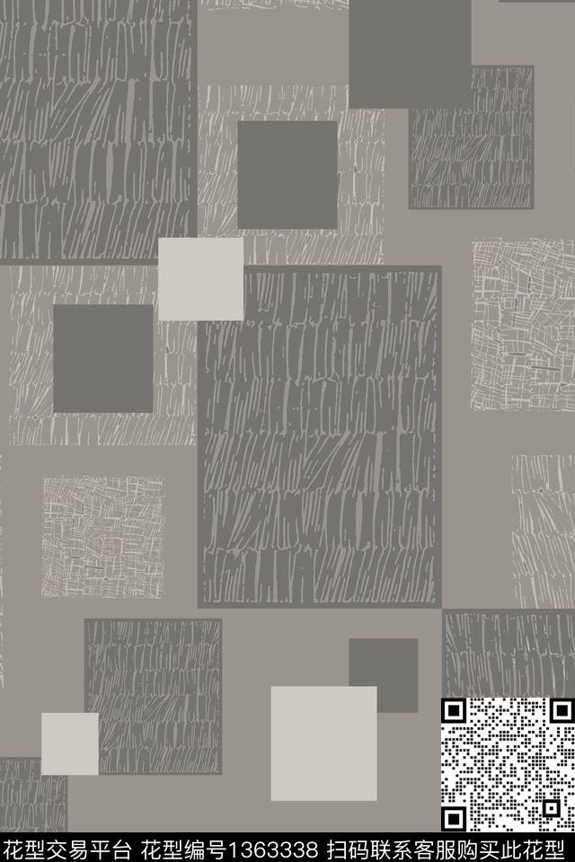 几何格子男装休闲花卉传统印花华亿平台下载（图片编号: 1363338） - 瓦栏（Walan）