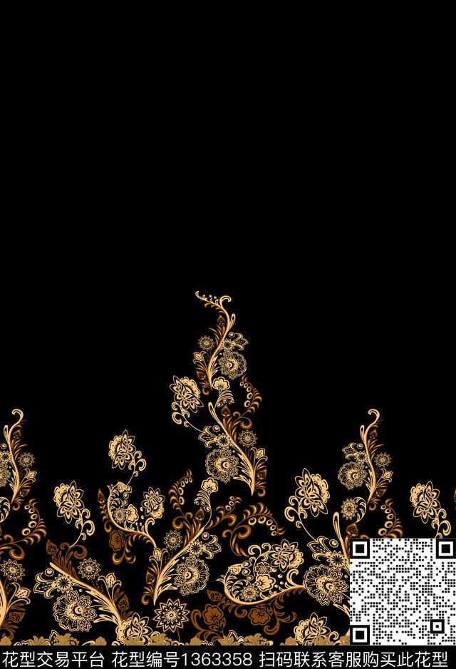 定位花女装民族风数码印花华亿平台下载（图片编号: 1363358） - 瓦栏（Walan）