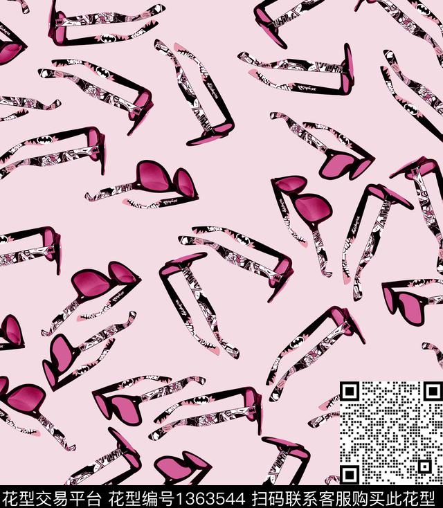 蝴蝶兰大牌风小碎花数码印花华亿平台下载（图片编号: 1363544） - 瓦栏（Walan）