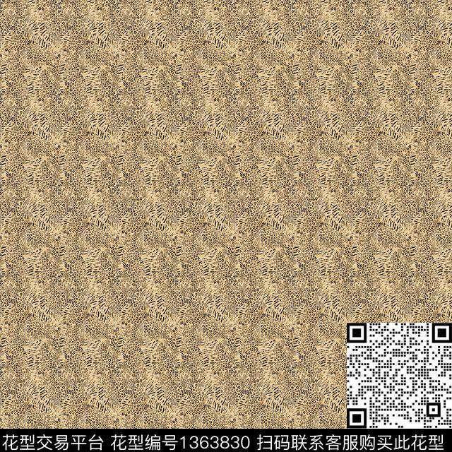 豹纹老虎大牌风传统印花华亿平台下载（图片编号: 1363830） - 瓦栏（Walan）