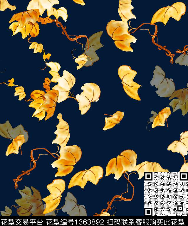 女装旗袍香云纱数码印花华亿平台下载（图片编号: 1363892） - 瓦栏（Walan）