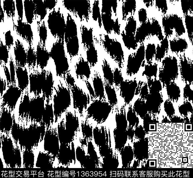 黑白华亿平台黑底花卉底纹传统印花华亿平台下载（图片编号: 1363954） - 瓦栏（Walan）